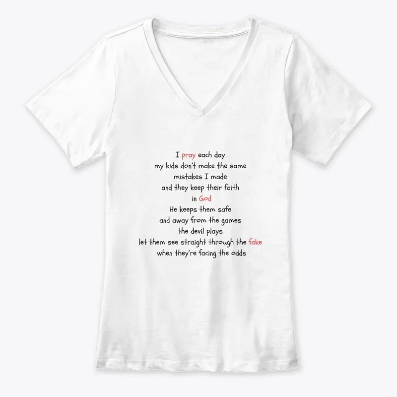 TMF Precha G.I.T. Lyrics women's v-neck